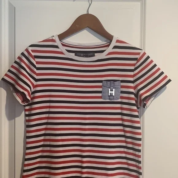 Tommy Hilfiger Red, White and Blue Dress Size Small - Picture 2 of 11